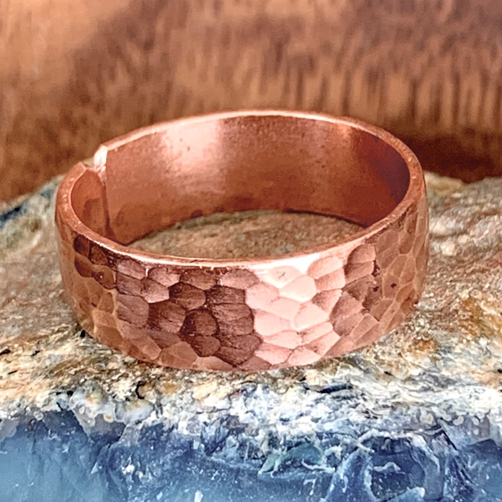 Hammered Copper Ring